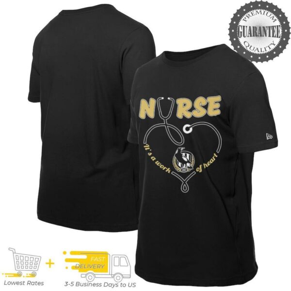 Collingwood FC nurse it’s a work of heart shirt