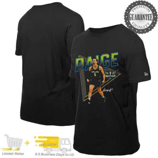 Paige Bueckers Dallas Wings basketball signature 2025 shirt