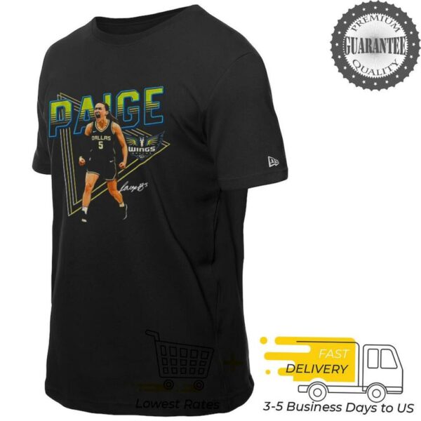 Paige Bueckers Dallas Wings basketball signature 2025 shirt