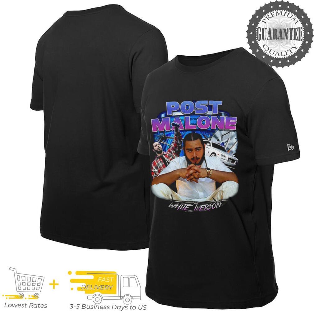 Post Malone the White Iverson shirt Post Malone the White Iverson shirt