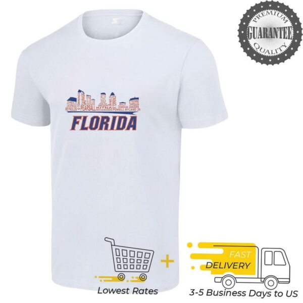 University of Florida team names graphic 2025 shirt