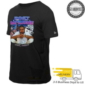 Post Malone the White Iverson shirt