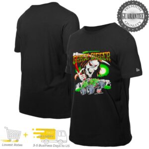Dennis Anderson’s grave digger skeleton shirt