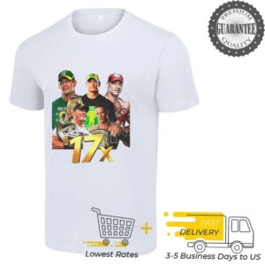 John Cena 17x Champion Graphic WWE shirt