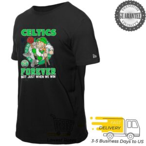 Lucky the Leprechaun Boston Celtics forever not just when we win shirt