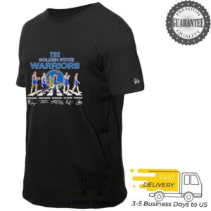The Golden State Warriors Abbey Road Jonathan Kuminga Brandin Podziemski Draymond Green signatures shirt