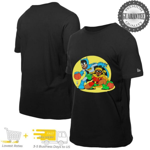 Batman and Robin Warriors basketball shirt