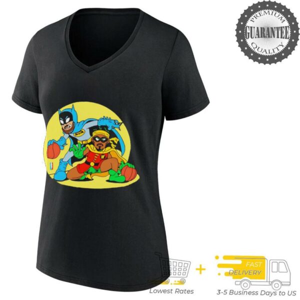 Batman and Robin Warriors basketball shirt