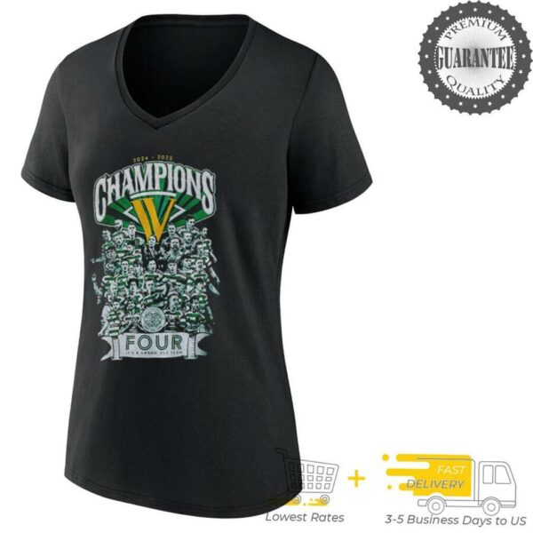 Celtics football club four it’s a grand old team 2024 2025 champion shirt