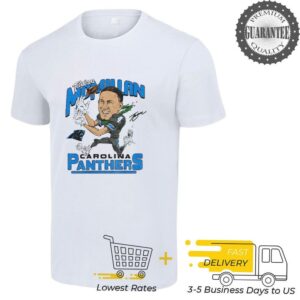 Panthers Tetairoa McMillan Signature cartoon football player shirt