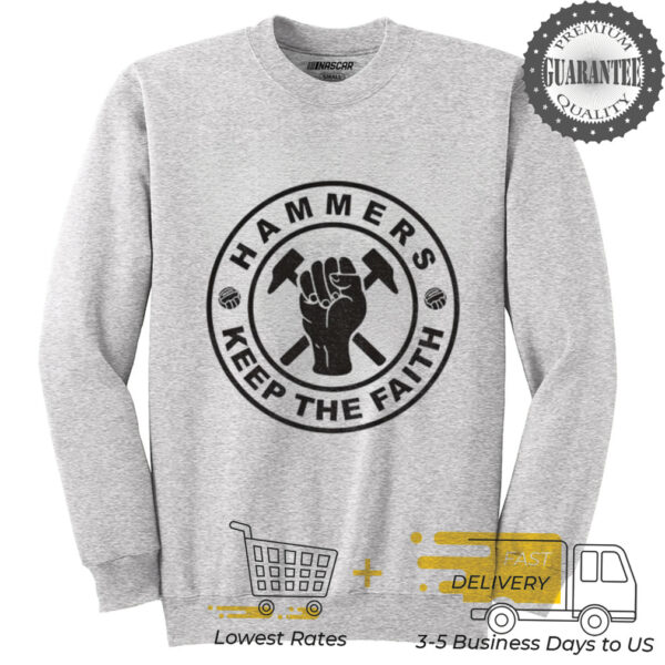Hammers keep the faith shirt