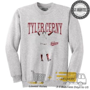 Tyler Cerny Indiana baseball cartoon shirt