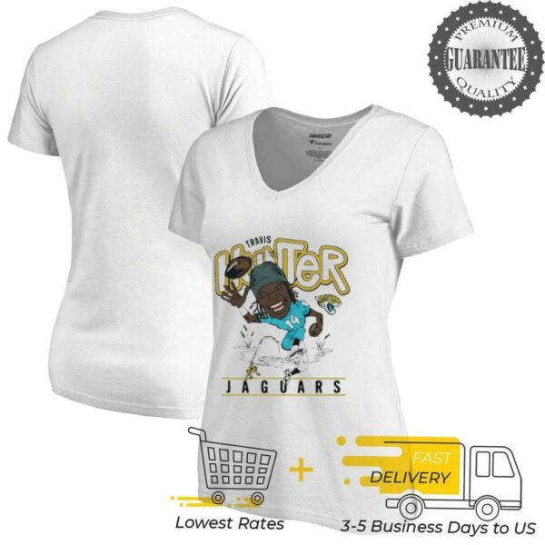 Jacksonville Jaguars Travis Hunter caricature shirt