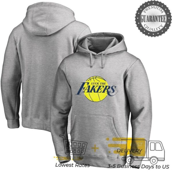 Luck the Fakers Fuck Los Angeles Lakers funny NBA shirt