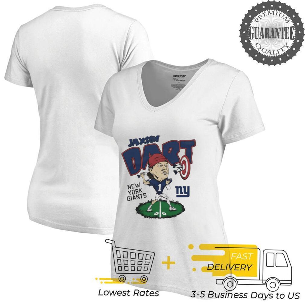 New York Giants Jaxson Dart bright lights big plays caricature shirt New York Giants Jaxson Dart bright lights big plays caricature shirt