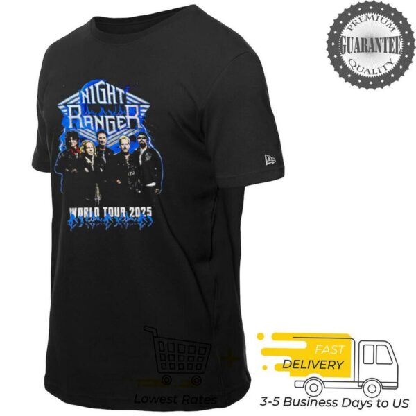 Night Ranger 2025 World Tour shirt