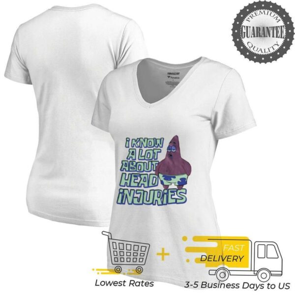 Patrick Star I know a lot about head injuries shirt
