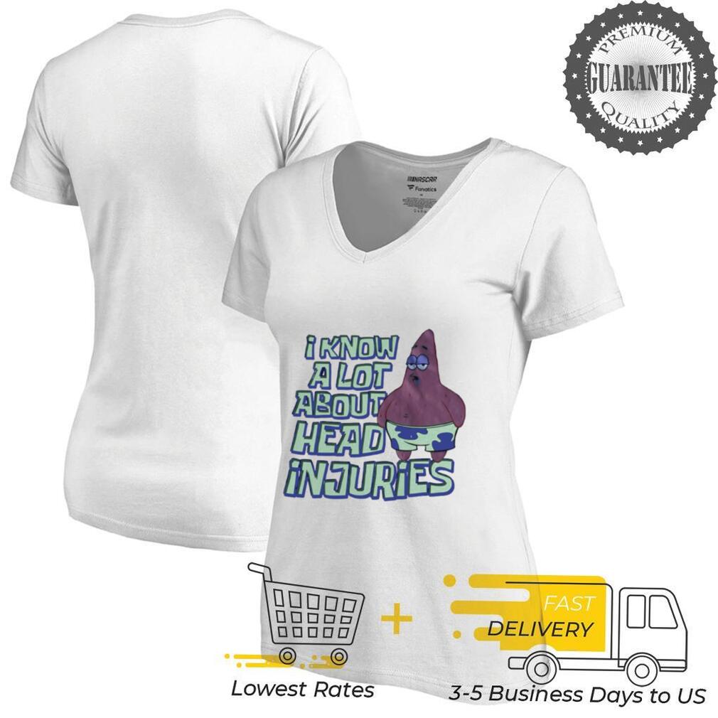 Patrick Star I know a lot about head injuries shirt Patrick Star I know a lot about head injuries shirt