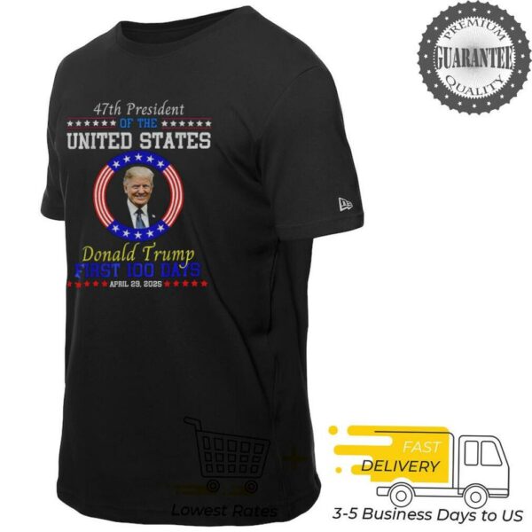 President Donald Trump First 100 Days Plans Actions shirt