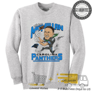 Panthers Tetairoa McMillan Signature cartoon football player shirt