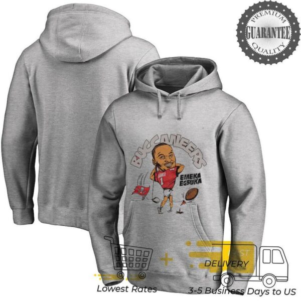Tampa Bay Buccaneers Emeka Egbuka 1 cartoon football player shirt