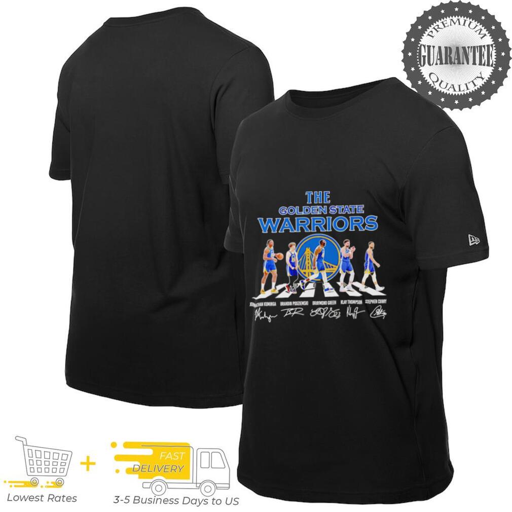 The Golden State Warriors Abbey Road Jonathan Kuminga Brandin Podziemski Draymond Green signatures shirt The Golden State Warriors Abbey Road Jonathan Kuminga Brandin Podziemski Draymond Green signatures shirt