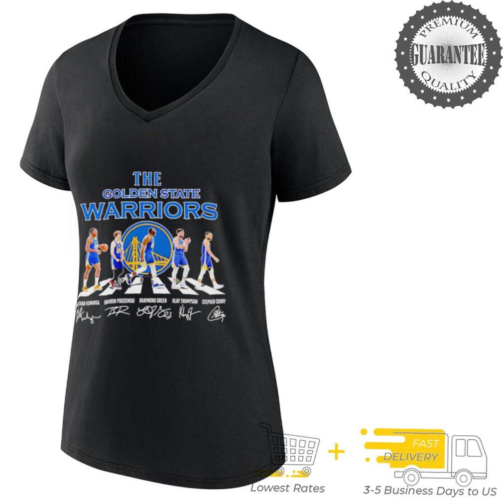 The Golden State Warriors Abbey Road Jonathan Kuminga Brandin Podziemski Draymond Green signatures shirt The Golden State Warriors Abbey Road Jonathan Kuminga Brandin Podziemski Draymond Green signatures shirt