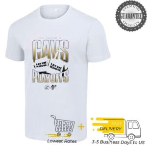 Cleveland Cavaliers Cavs let em know 2025 NBA playoffs shirt