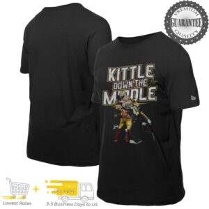 George Kittle San Francisco 49ers Kittle down the middle signature shirt