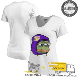 Pepe Frog Los Angeles Lakers crying meme shirt