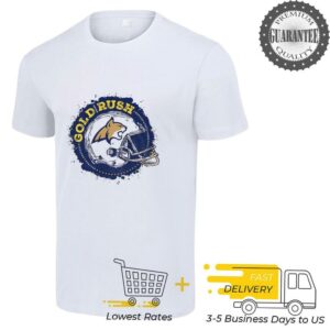 Montana State Bobcats 2025 gold rush football helmet shirt