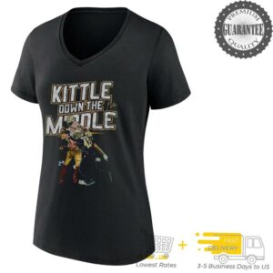George Kittle San Francisco 49ers Kittle down the middle signature shirt